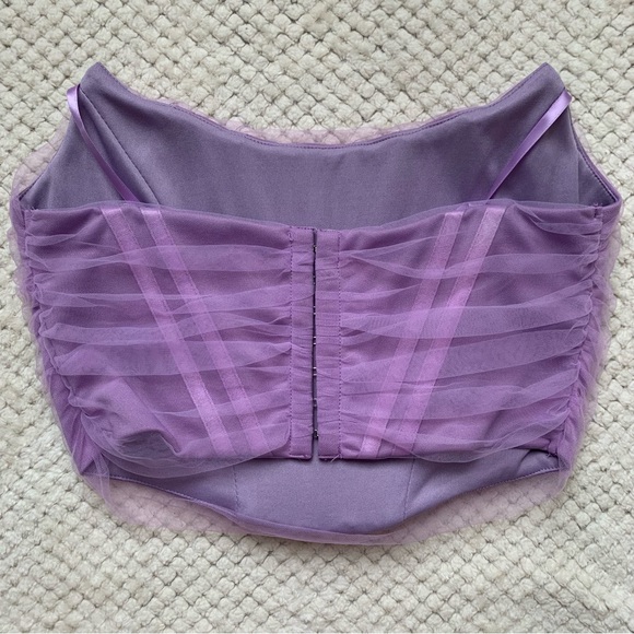 Windsor Purple Corset - Picture 2 of 8